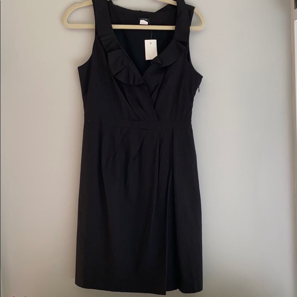 J Crew Factory NWT Black Dress